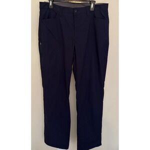 Eddie Bauer Fleece Lined Soft Shell Hiking Pants Navy Blue Men's 34x34 NWT